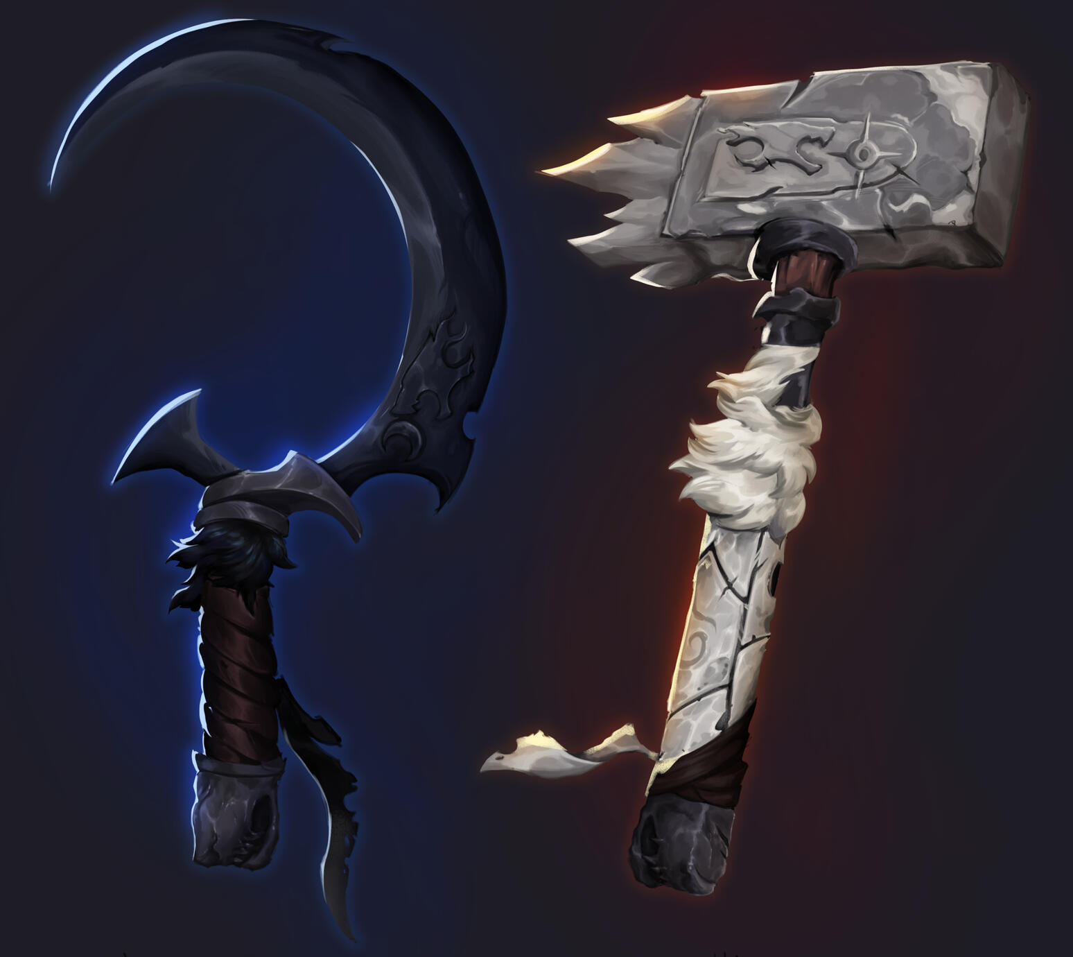 Hati and Skoll Weapons